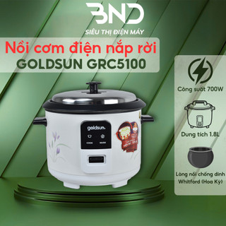 Nồi cơm điện nắp rời Goldsun GRC5100,5101 dung tích 1.8L công suất 700w bảo hành 12 tháng dienmaybnd