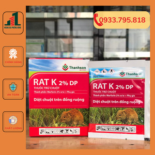 Thuốc diệt chuột Rat K 2% DP - 10g