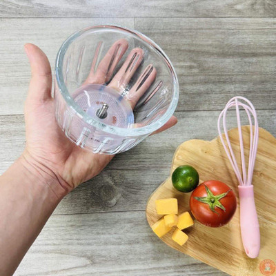 Phụ Kiện Máy Xay Hattiecs Ăn Dặm 8 Lưỡi,Cối Thủy Tinh Thay Thế, Lưỡi Dao Thay Thế, Thân Máy Thay Thế
