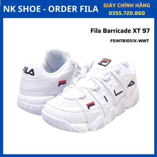 (Đủ bill) Giày Sneaker Thể Thao Nam Nữ Fila Barricade XT 97 Trắng chính hãng 100%