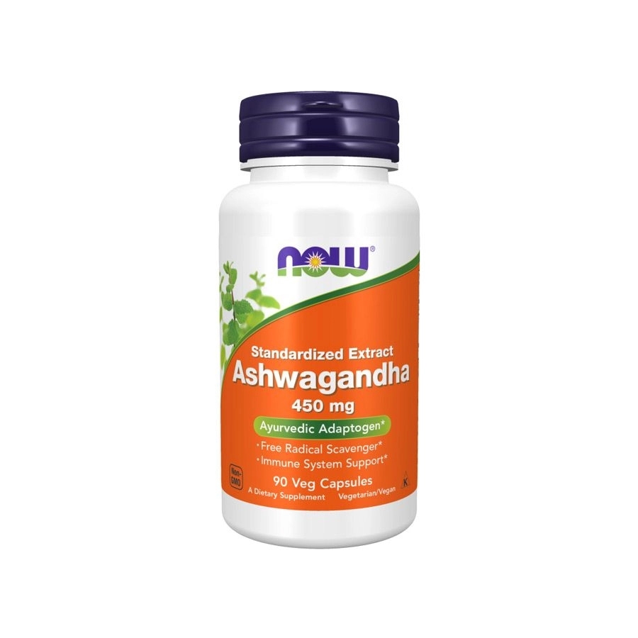 Viên uống Sâm Ấn Độ Now Ashwagandha 450mg, 90 viên - Shop Gym