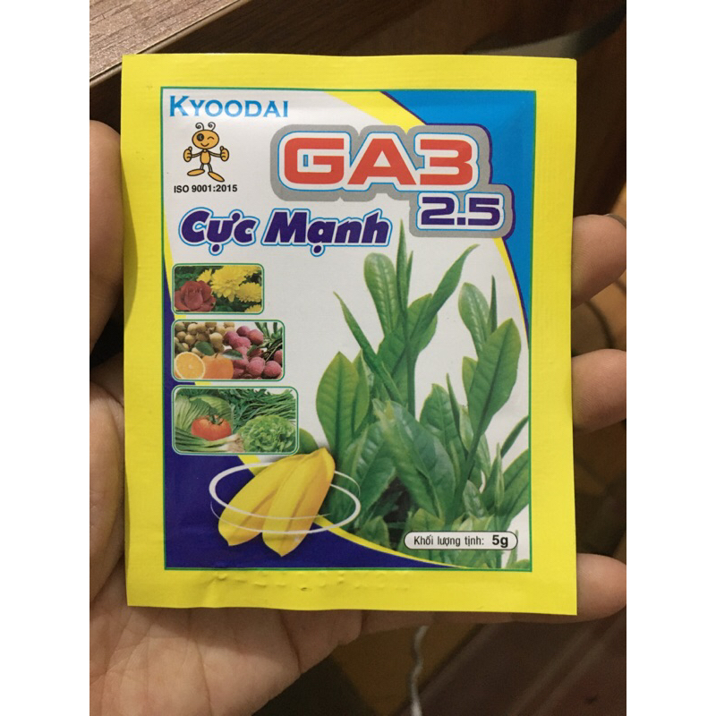 Kích thích sinh trưởng GA3 gói 5gr