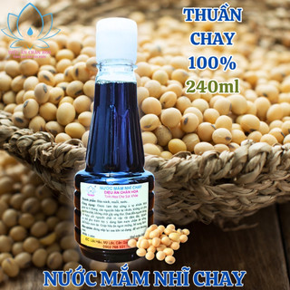 Nước mắm chay nhĩ đậu nành - nước cốt nguyên chất đậm đặc tự nhiên ủ thủ công 100% [Diệu Ân Chân Hoa]