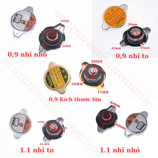 Nắp két nước làm mát động cơ ô tô, xe máy, xe tải