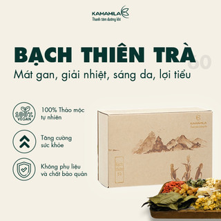Bạch Thiên Trà Kama Trà Mát Gan, Thanh Nhiệt, Sáng da, Trà Thảo Mộc Hỗ Trợ Tăng Sức Đề Kháng - 3 Gói