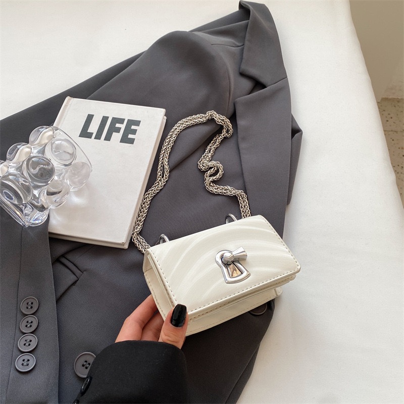 Faya - Túi xách T2098 mini đeo chéo da vân gợn sóng