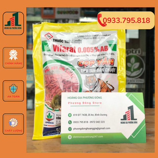 Thuốc diệt chuột Vifarat 0.005%AB gói 50g - Gói lúa diệt chuột ngoài ánh sáng