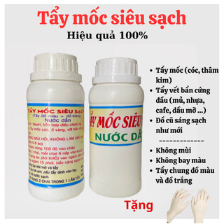 COMBO Chai Tẩy Mốc Siêu Sạch, Tẩy Trắng Quần Áo Trắng, Màu, Giày Dép, KHÔNG MẤT MÀU