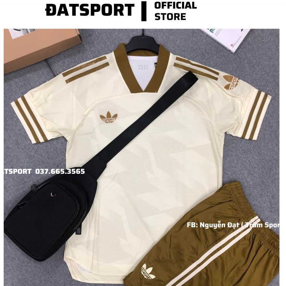 Quần áo bóng đá thể thao nam nữ, Bộ Ba Lá A.D.I.D.A.S loang 12 màu New 2023 Hàng Gai Thái Siêu Mát