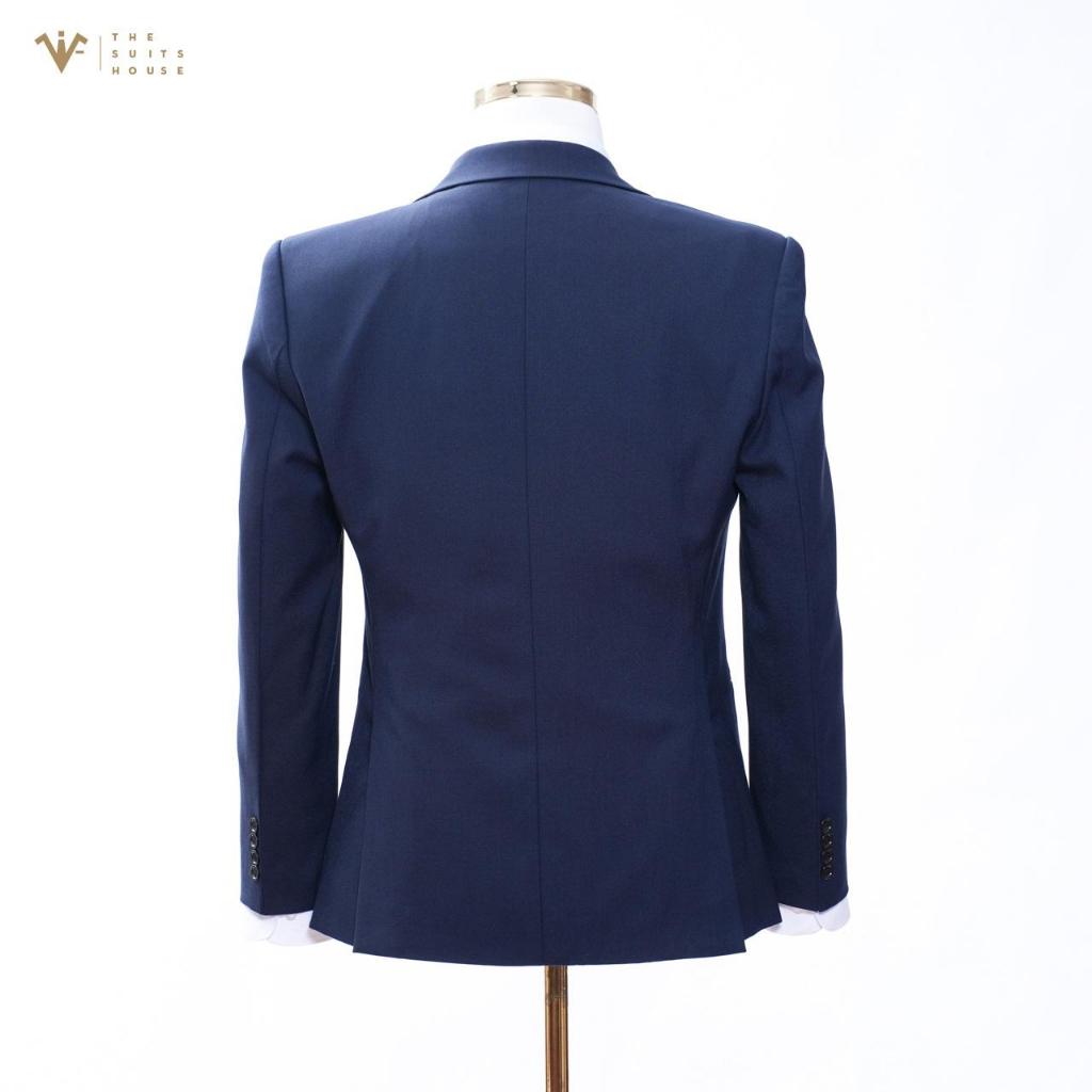 SUIT XANH NAVY 6 KHUY 3 TÚI, FORM CHUẨN THE SUITS HOUSE