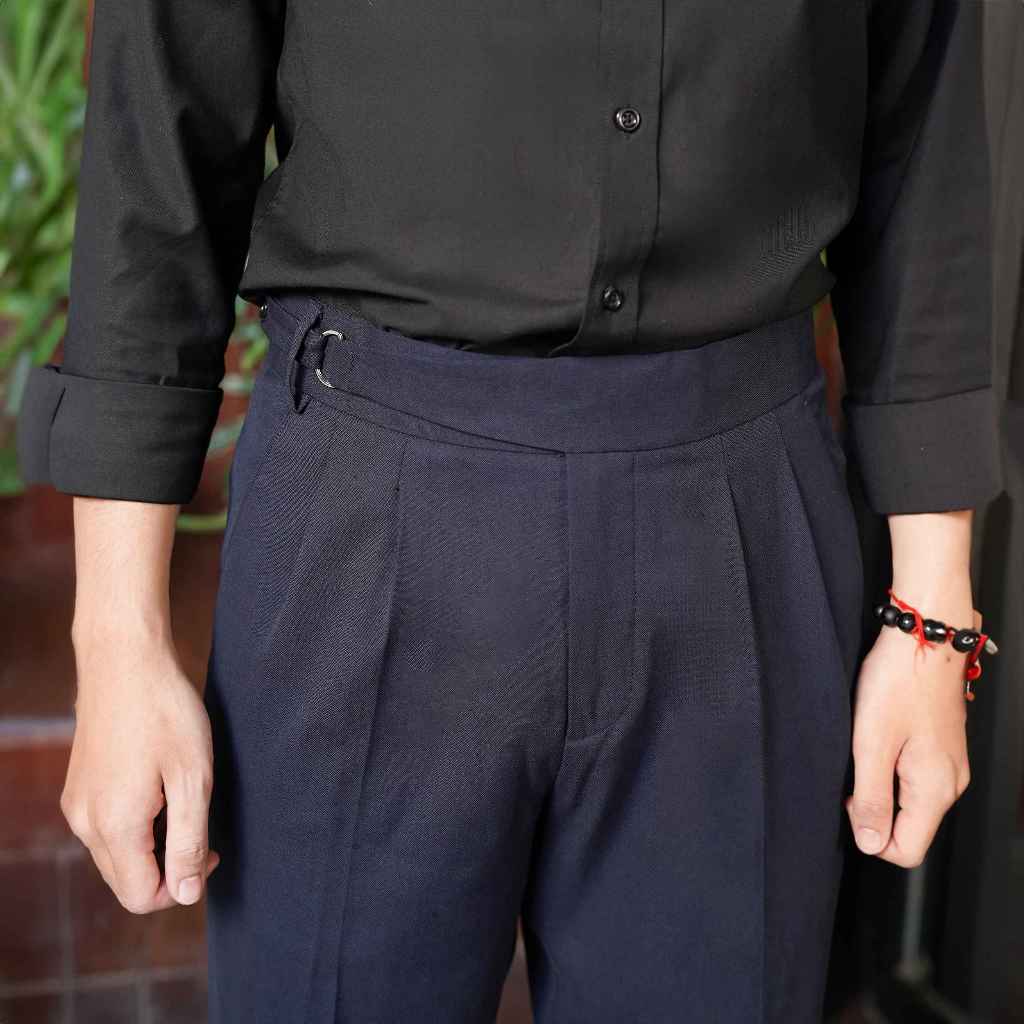 SUIT XANH NAVY 6 KHUY 3 TÚI, FORM CHUẨN THE SUITS HOUSE