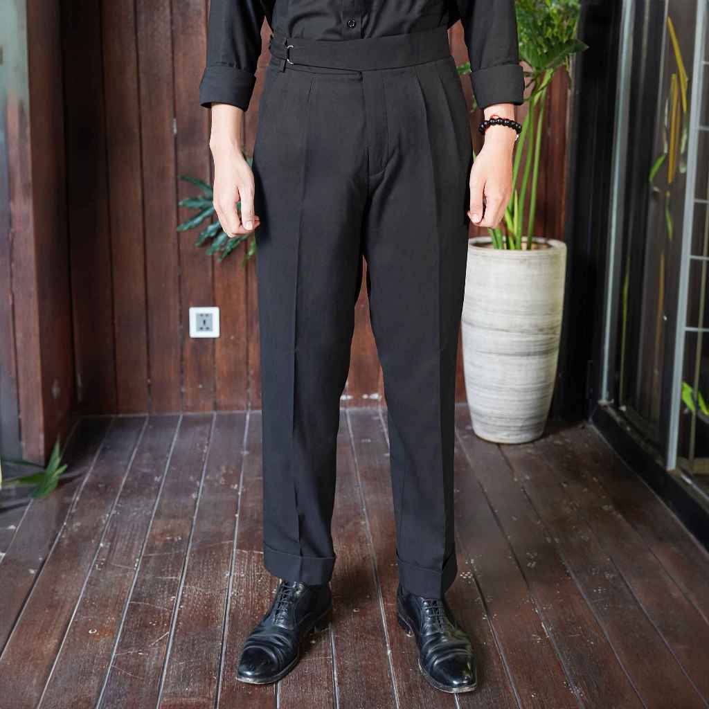 SUIT NGUYÊN BỘ ĐEN 2 KHUY 3 TÚI