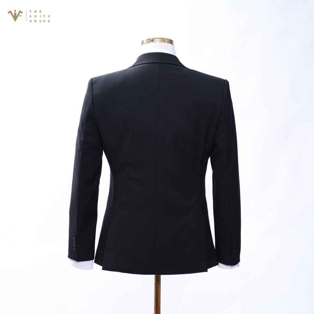 SUIT NGUYÊN BỘ ĐEN 2 KHUY 3 TÚI