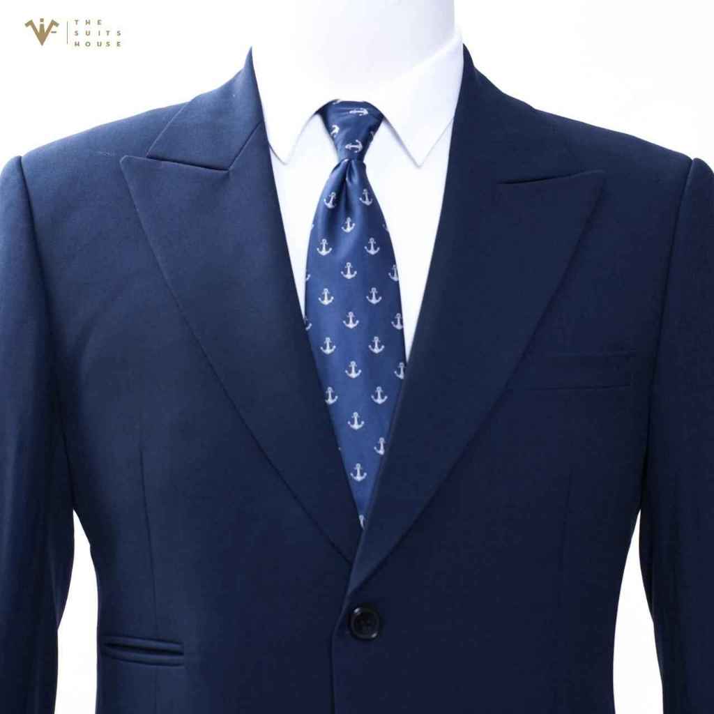 [NEW VERSION] SUIT XANH NAVY 2  KHUY 3 TÚI, FORM CHUẨN THE SUITS HOUSE