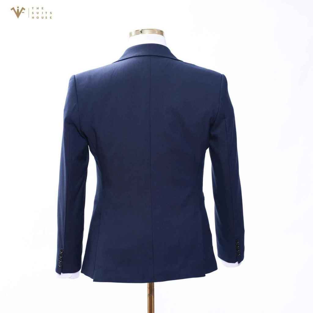 SUIT XANH NAVY 2  KHUY 3 TÚI, FORM CHUẨN THE SUITS HOUSE