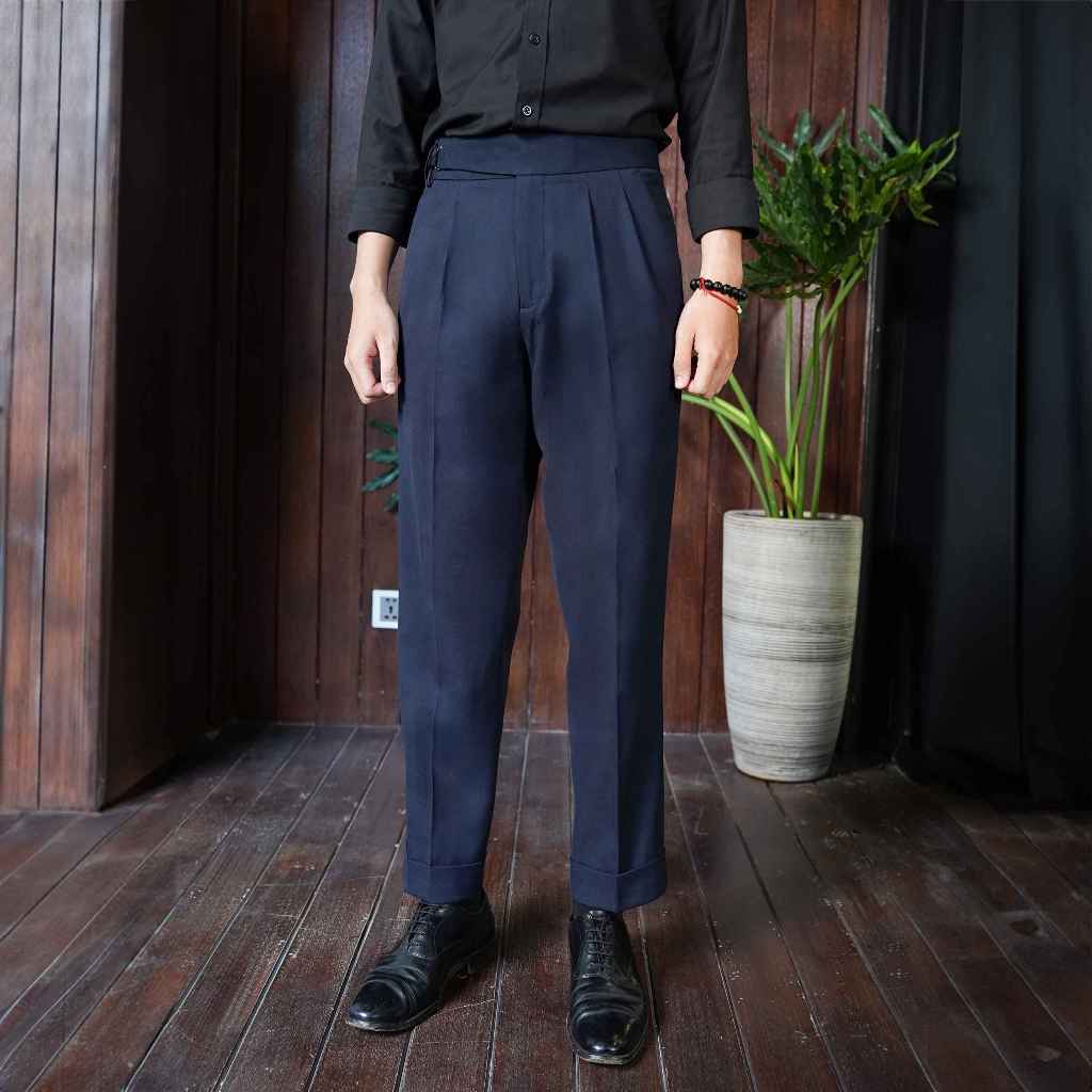 SUIT XANH NAVY 2  KHUY 3 TÚI, FORM CHUẨN THE SUITS HOUSE