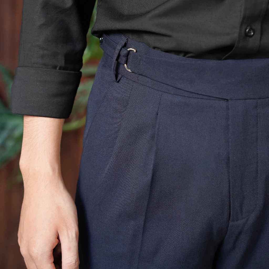 SUIT XANH NAVY 2  KHUY 3 TÚI, FORM CHUẨN THE SUITS HOUSE