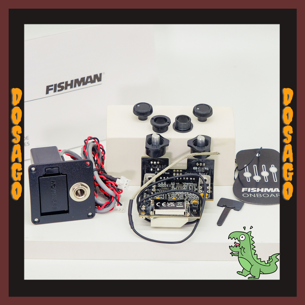 Chính hãng - EQ Fishman Flex - Bộ chỉnh âm đàn guitar, EQ guitar dành cho đàn Acoustic và Classic