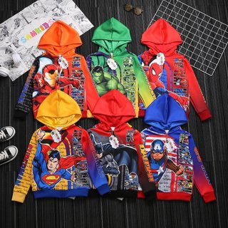 Áo khoác người nhện, người xanh, người dơi, người sắt, siêu nhân, đội trưởng mỹ - Samkids