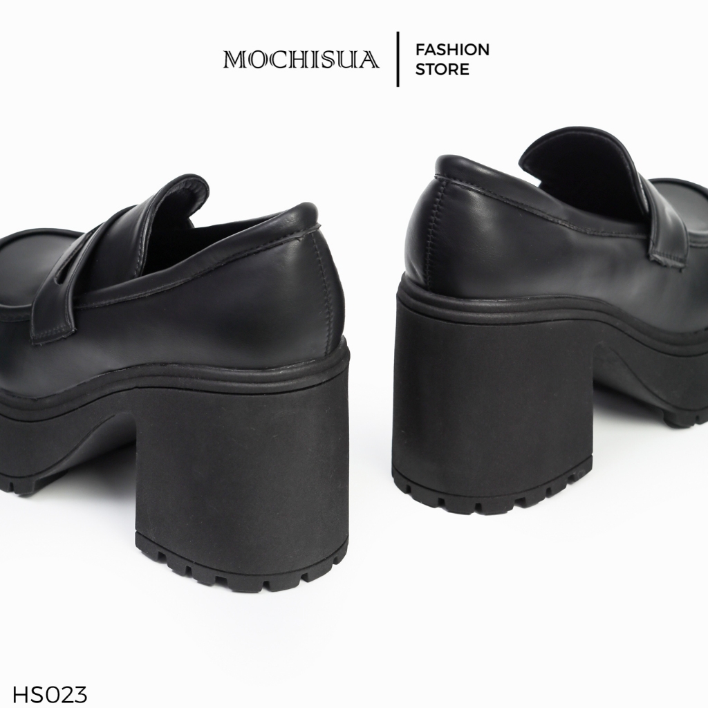 HS023 Giày Học Sinh Oxford Đế Cao Phong Cách Nhật Bản Cosplay JK DK