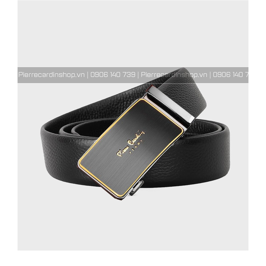 Thắt lưng nam Pierre Cardin PC026 (viền vàng)