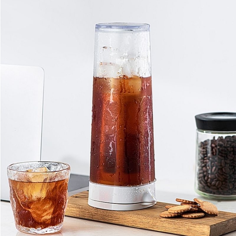 Bình pha cafe COLD BREW  nhựa nguyên sinh ABS 1.1L