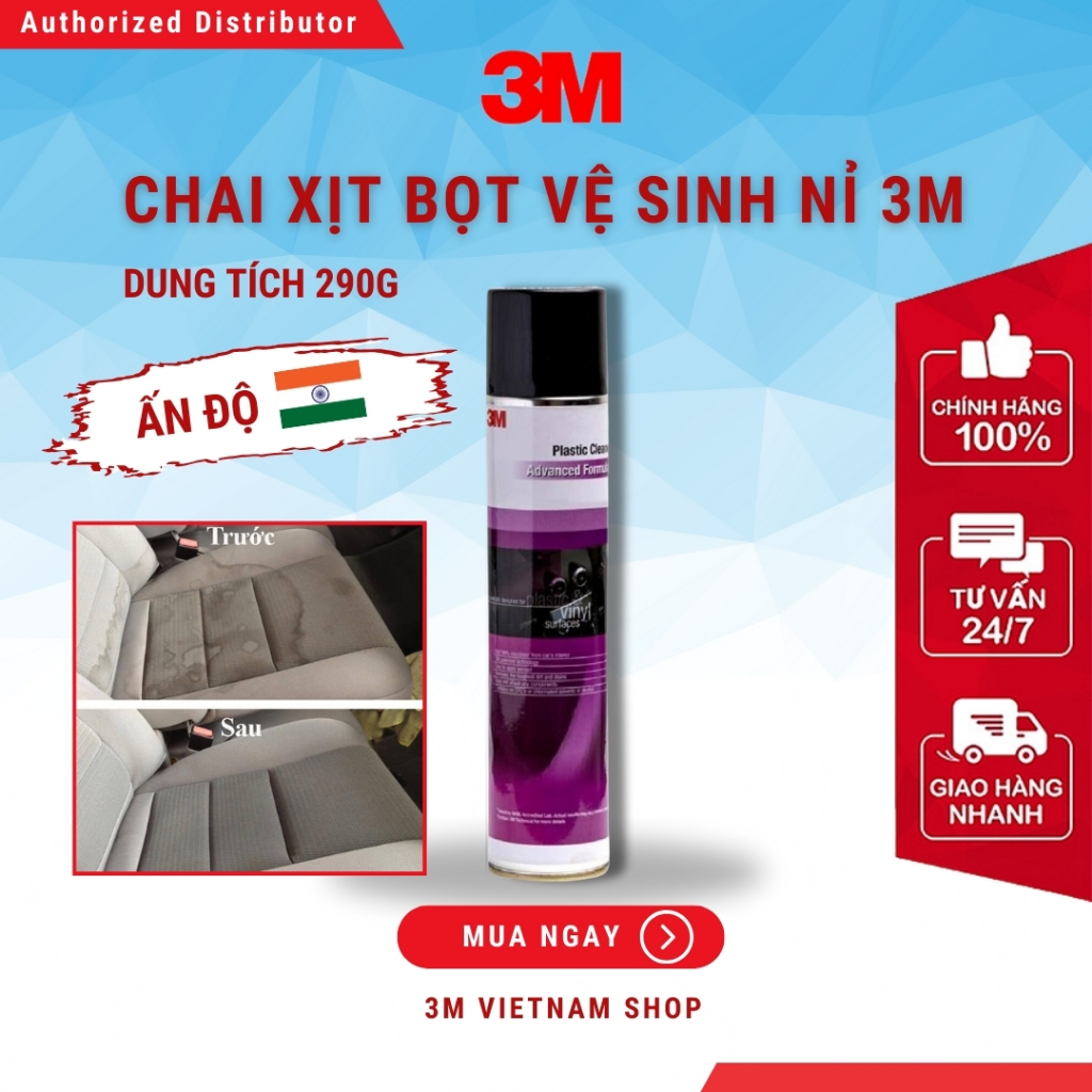 Chai xịt vệ sinh nỉ dạng bọt 3M