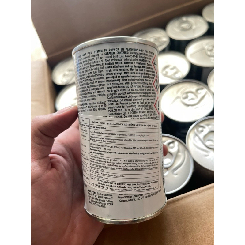 208 đổ bình xăng