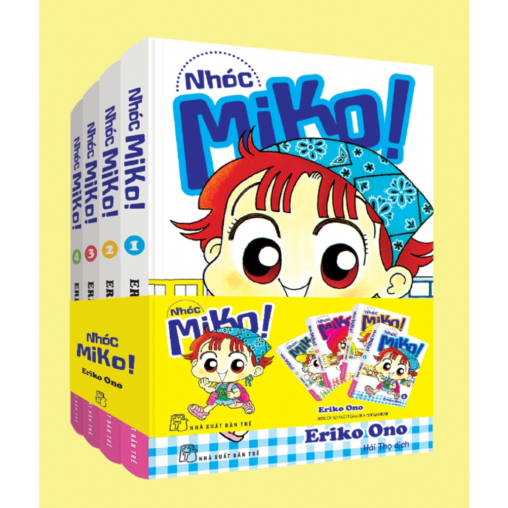 Sách - Combo 4 Tập Miko: Những Câu Chuyện Đầu Tiên Về Nhóc Miko (NXB Trẻ)
