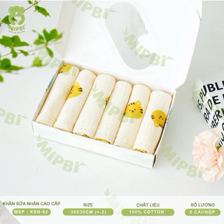 Khăn sữa nhăn cao cấp Mipbi