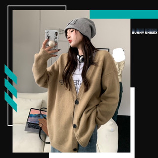 Áo khoác len cardigan trơn basic deliz quảng châu nhiều màu thời trang Bunny
