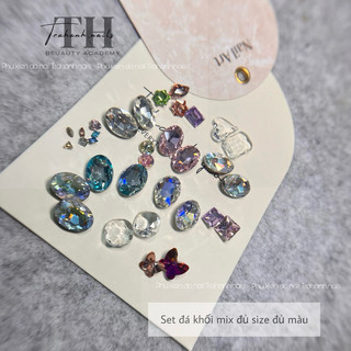 Set đá khối mix đủ size đủ màu