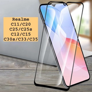 Miếng dán realme c11 ,c11 2021, c12, c15, c20,c25, c25s cường lực full màn hình cao cấp