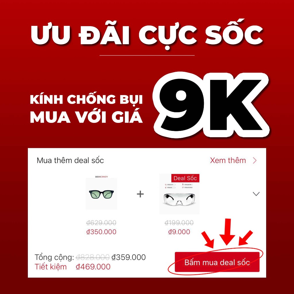 Kính mát thời trang DOKCRAZY PUNKY Streetwear Hot Trend độc đáo chất liệu cao cấp chống tia UV, tia cực tím