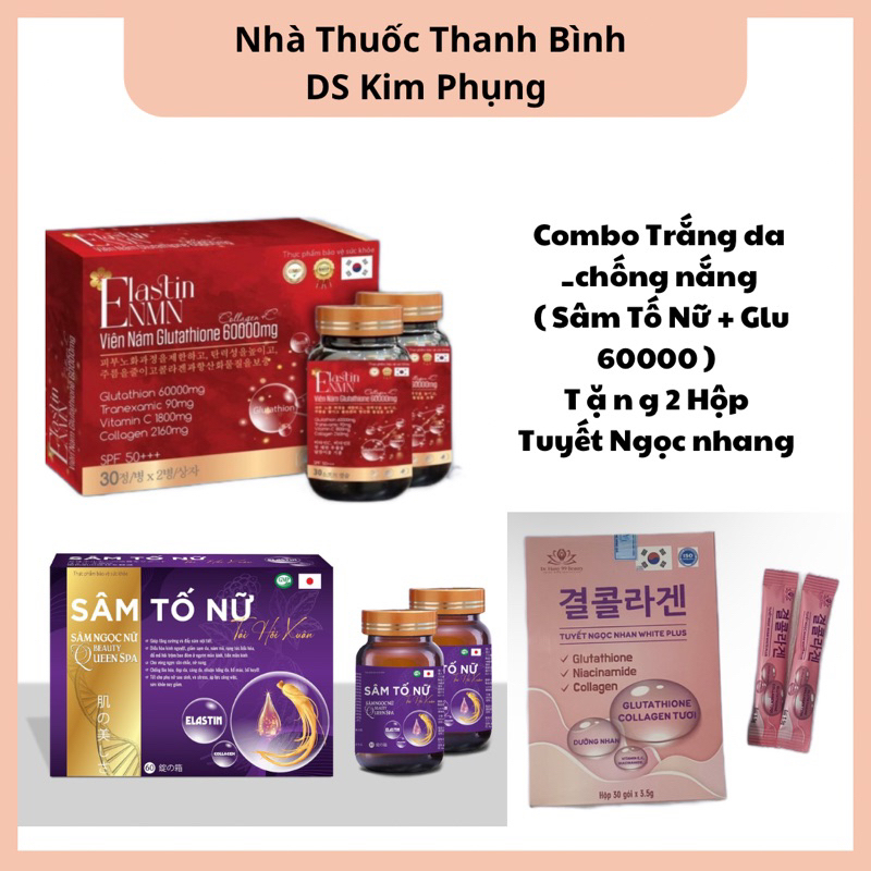 MUA 2 TẶNG 2 VIÊN UỐNG TRẮNG DA CẤP TỐC,MỜ NÁM,BỔ SUNG NỘI TIẾT TỐ ,HỔ TRỢ CHĂM SÓC SẮC ĐẸP