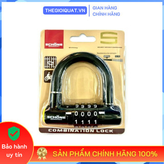 Ổ khóa số chữ U Schone SC-701 chống cắt cao cấp 4 số - Hàng chính hãng