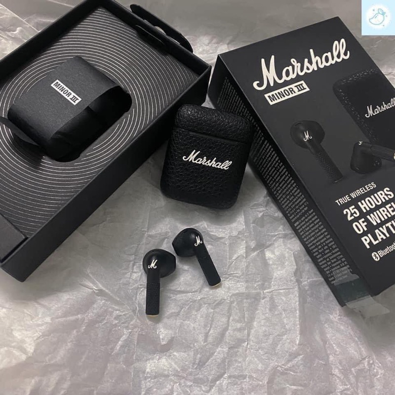 Tai Nghe Bluetooth Không Dây Marshall Mino 3 Âm Thanh Hay Thiết Kế Vân Nổi