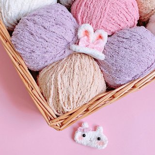 Len Bông xù Xiaoke sợi 3mm ( cuộn 50g)