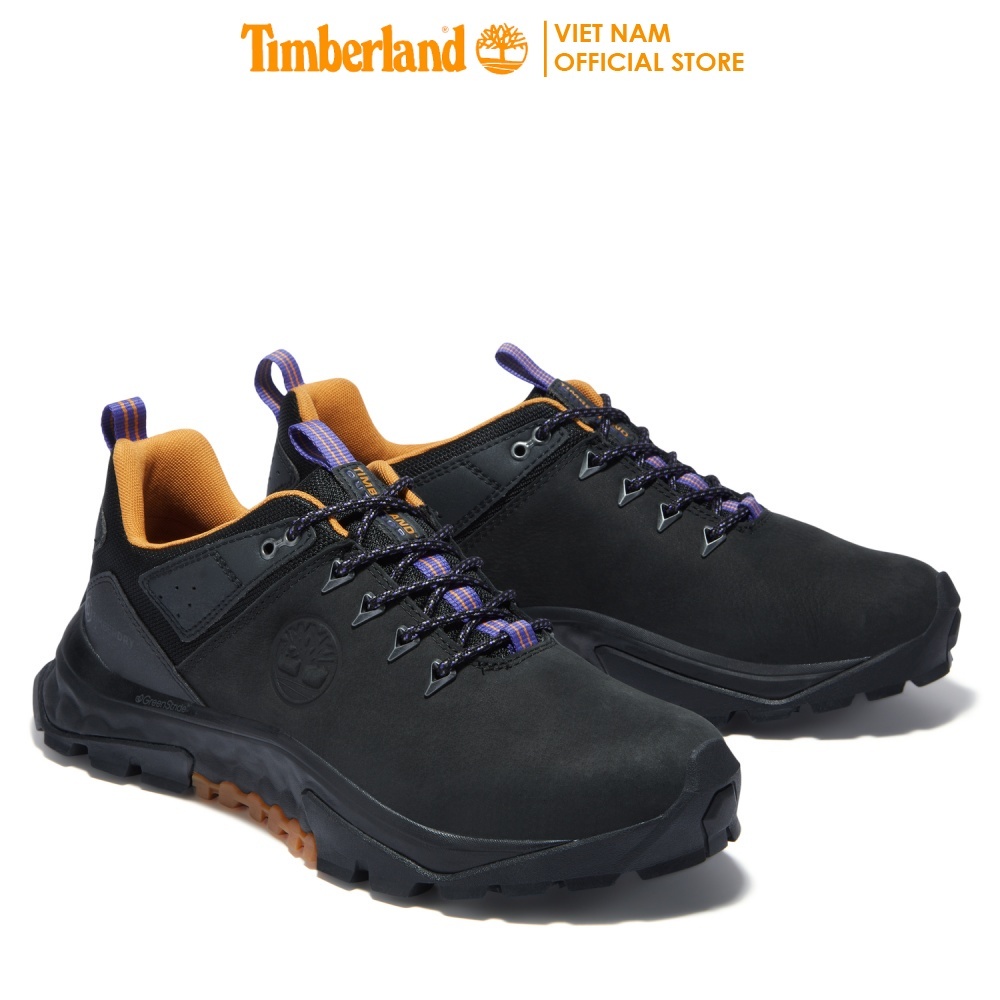 Timberland Giày Thể Thao Nam Solar Ridge Waterproof and Fabric Hiker - Black Nubuck - TB0A2G1N