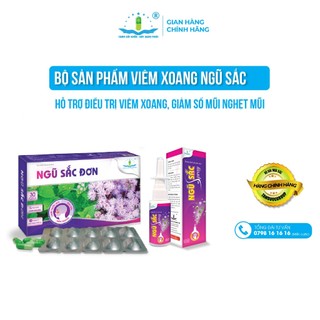 Viêm xoang Ngũ Sắc - Hỗ trợ giảm viêm xoang, viêm mũi dị ứng, sổ mũi nghẹt mũi kéo dài - Tâm Dược