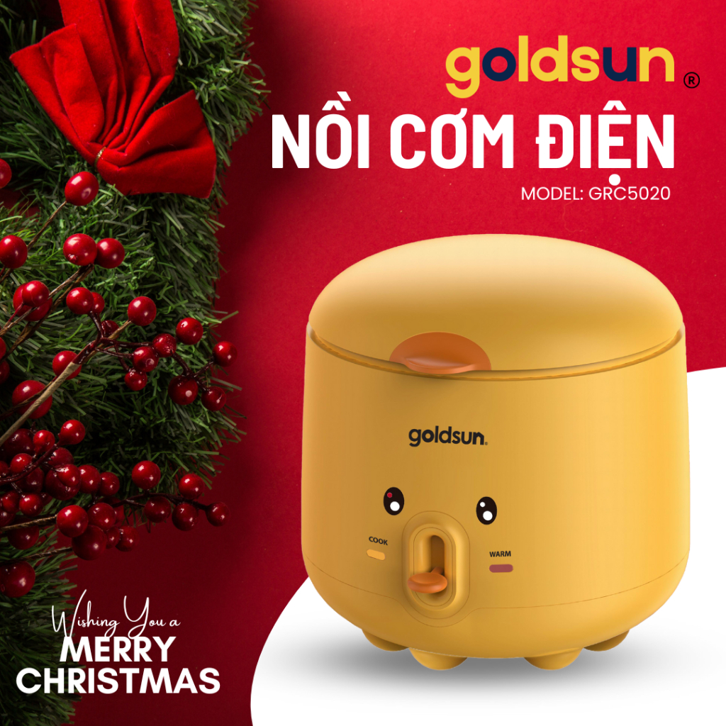 Nồi cơm điện Goldsun GRC5020  Bảo hành 12 tháng - Hàng chính hãng