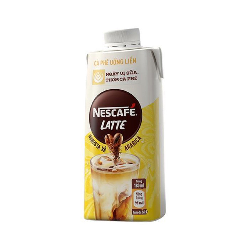 Combo 4 chai Nescafe sữa đá pha sẵn 180ml