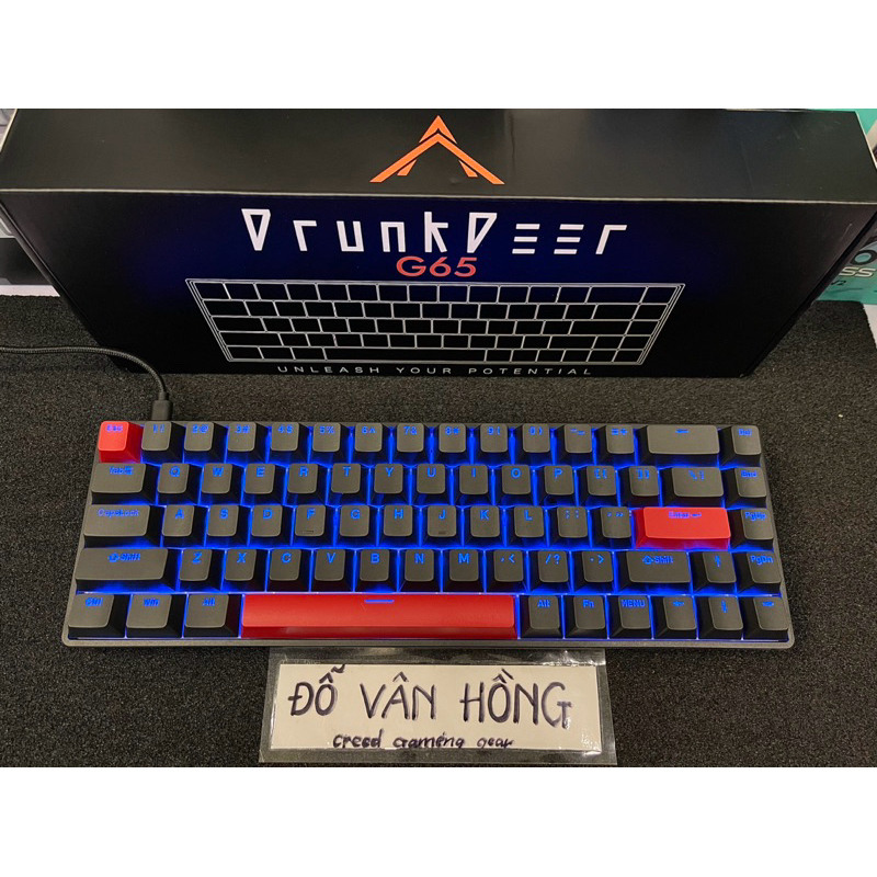 Bàn phím từ HE Drunkdeer G65, A75 switch nam châm từ tính Rapid Triger 60He chính hãng