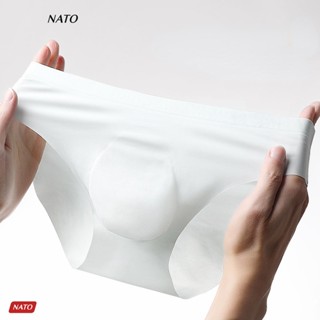 Quần Lót Nam SILK Vải Lụa Băng Tự Nhiên 100% Thun Lạnh Cao Cấp Màu Đen Trơn Co Giãn Xì Lip Sì NATO