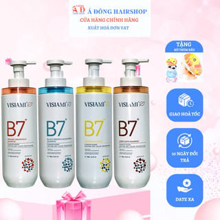 Dầu gội xả thảo dược biotin b7 visiami mọc tóc, giảm gãy rụng, phục hồi hư tổn 780ml