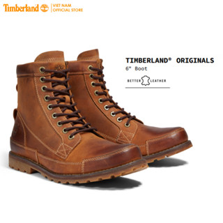 [Original] Timberland Giày Cổ Cao Nam Earthkeeper Medium Brown Nubuck TB015551