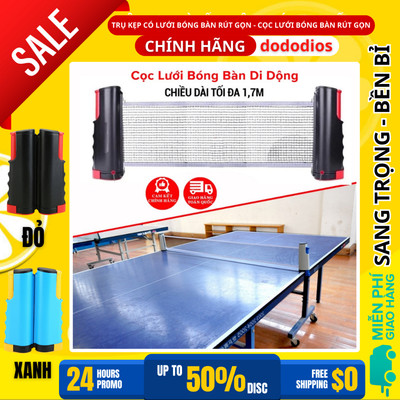 Cọc Lưới Bóng Bàn Rút Gọn Chất Liệu Abs Cao Cấp Chiều Dài Điều Chỉnh Tới 1,7m Chính Hãng Dododios