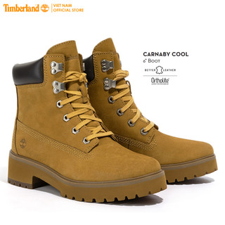 Timberland giày boot nữ carnaby cool 6inch wheat nubuck tb0a5vpz24