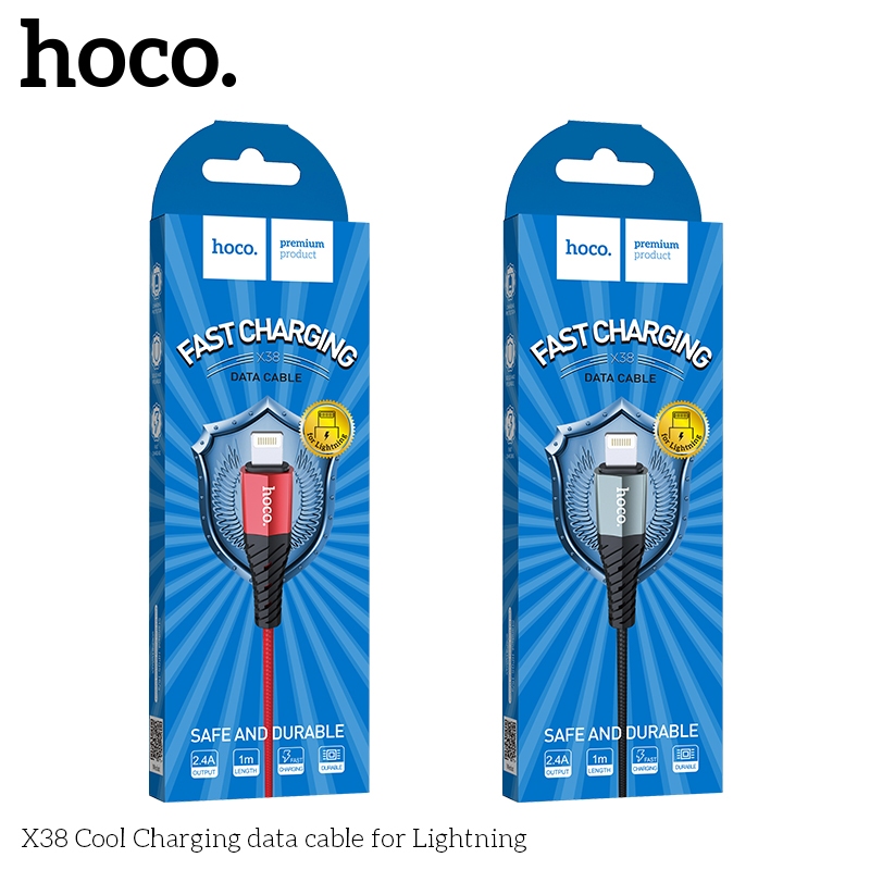 Cáp sạc nhanh và truyền dữ liệu HOCO X38 chân LN dây dài 1m chính hãng