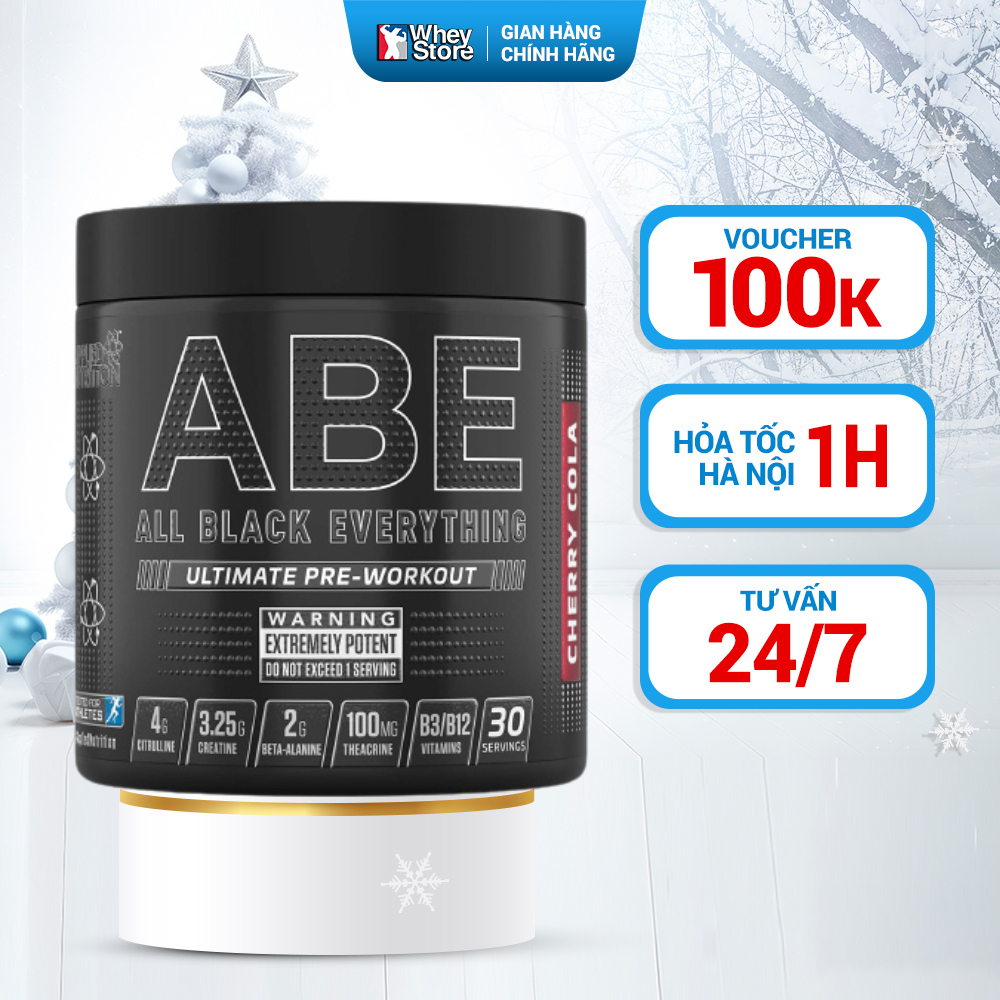 Tăng Sức Mạnh ABE Pre-Workout 30 Servings (315gr) Chính Hãng